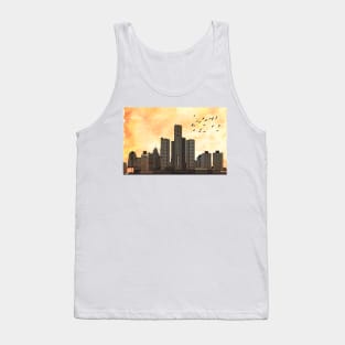 Detroit Skyline Tank Top